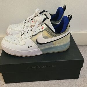 Nike Air Force 1 Low React SplitWhite Photo Blue M 6.5/W 8